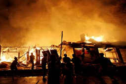 Kantor Satuan Lalu Lintas Polres Manokwari Habis Dilalap Api