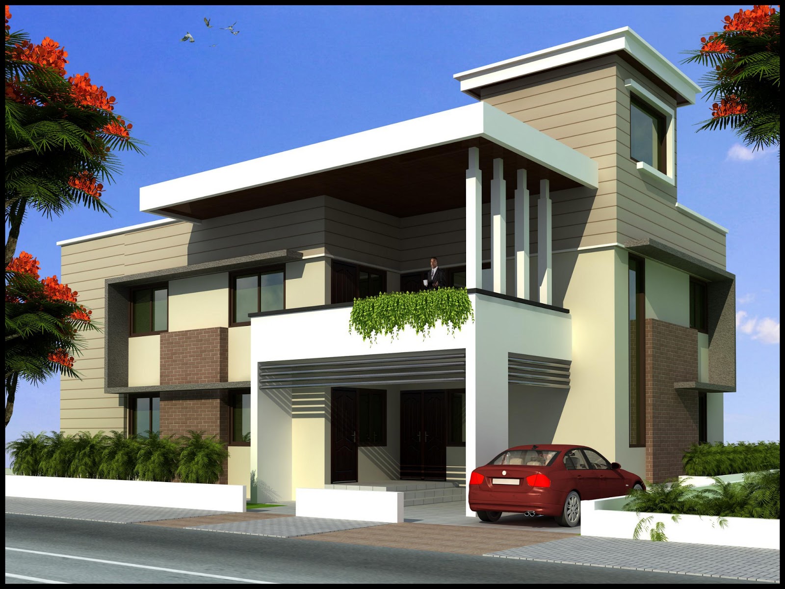 5 Bedrooms Duplex House Design in 357m2 (21m X 17m) ~ Complete ...
