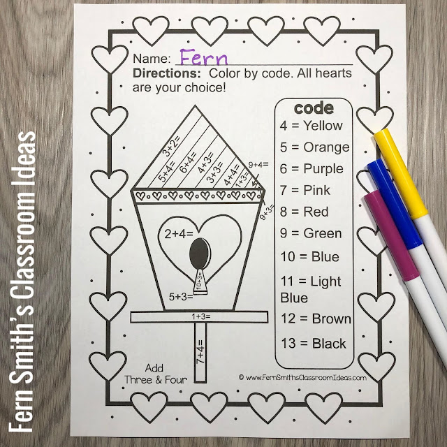 You will love the no prep, print and go ease of these St. Valentine's Day Color By Number Addition, Subtraction, Multiplication, and Division FUNKY Valentines Themed Printables. This FUNKY St. Valentine's Day Color By Number Addition, Subtraction, Multiplication, and Division Printables include 20 pages for introducing or reviewing addition, subtraction, multiplication, and division. This bundle is perfect for differentiation in ESOL, ESL, Home Schooling and Special Education Classes.