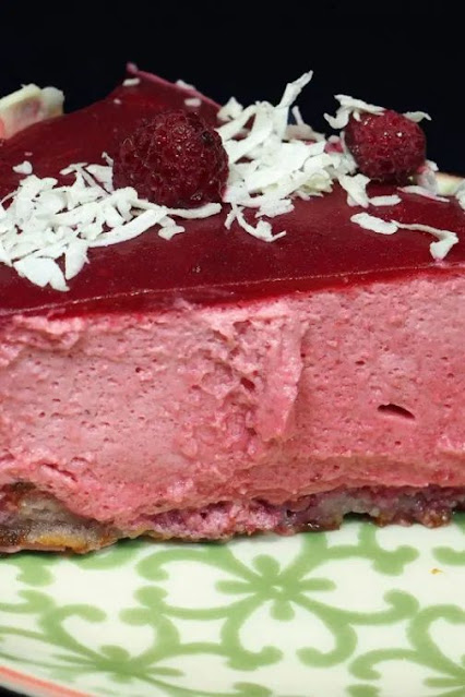 Bavarois aux framboises sans gluten