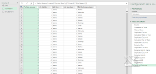 Power Query: un calendario perpetuo