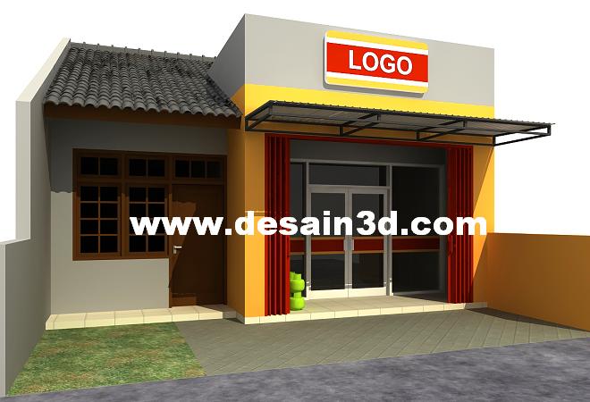 Jasa Desain Gambar Murah Desain Renovasi Toko Kelontong 