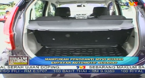 Malaysia Motoring News: Perodua New Myvi 2011 - seen on TV3