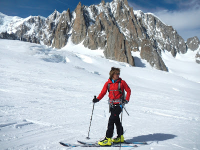 Vallée-Blanche par le glacier de la Vierge descente par la vallée Noire Manu RUIZ