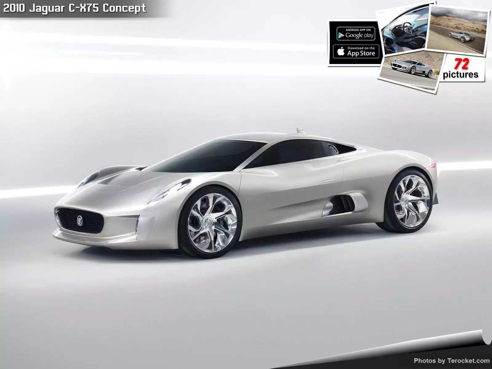 Hình ảnh xe ô tô Jaguar C-X75 Concept 2010 & nội ngoại thất