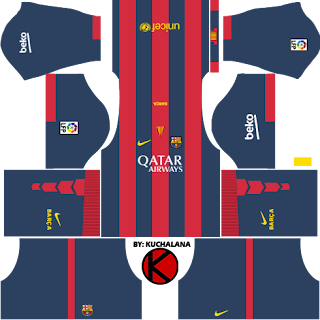 Barcelona Kits 20142015 Dream League Soccer Kuchalana