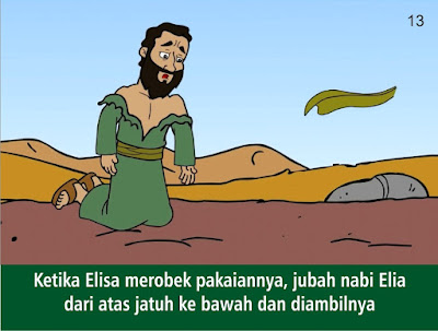 Komik Alkitab Anak: Nabi Elia Naik Ke Sorga