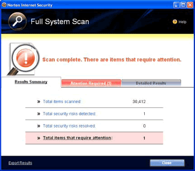 symantec scan