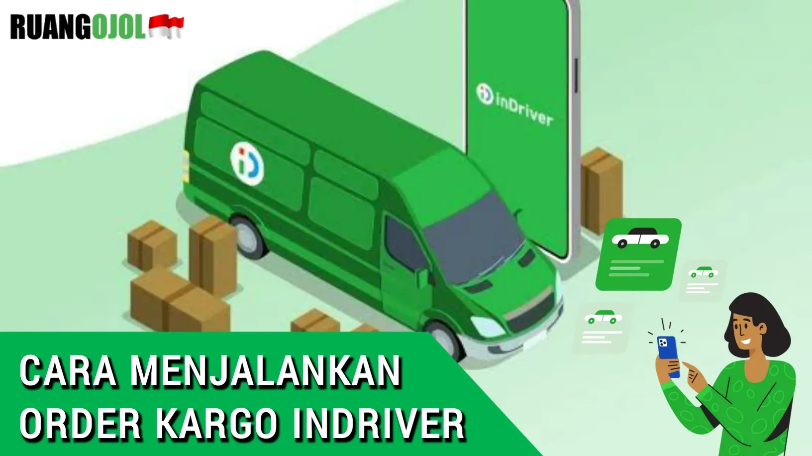 cara jalankan order kargo indriver