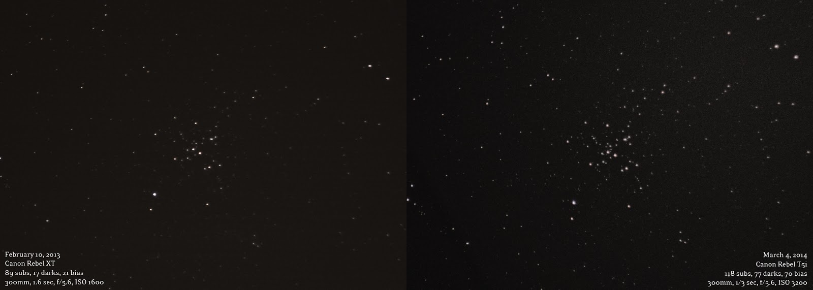 compare M41 with XT and T5i