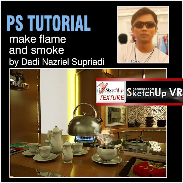  inwards special how yous tin become the final result that nosotros encounter inwards this icon PS TUTORIAL MAKE FLAME AND SMOKE