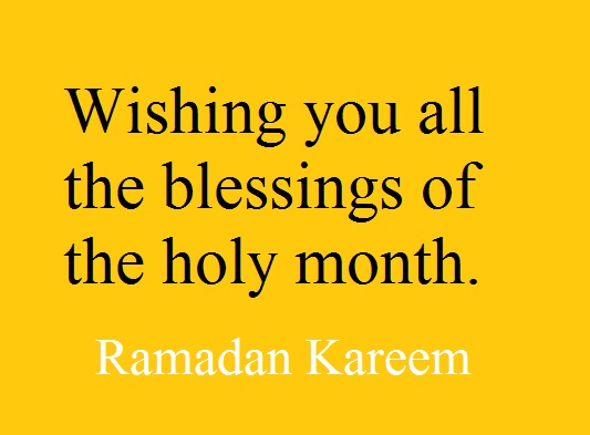 عربی اور انگریزی میں رمضان کے حوالے اور پیغامات کا خیرمقدم کریں۔