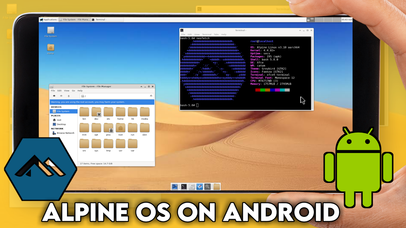 How To Install Alpine Linux On Android Mobile Without Root Run Gui Alpine Linux On Android Mobile