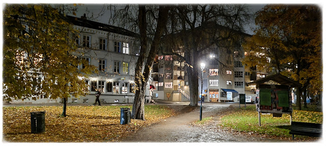 Fine høstfarger i Sofienberg­parken i Bydel Grüner­løkka i Oslo.