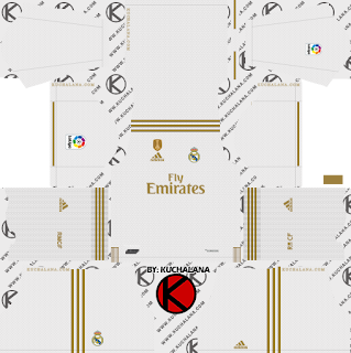  Yang akan saya share kali ini adalah termasuk kedalam home kits [Update] Real Madrid 2019/2020 Kit - Dream League Soccer Kits