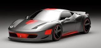 review mobil ferrari 458 warna hitam