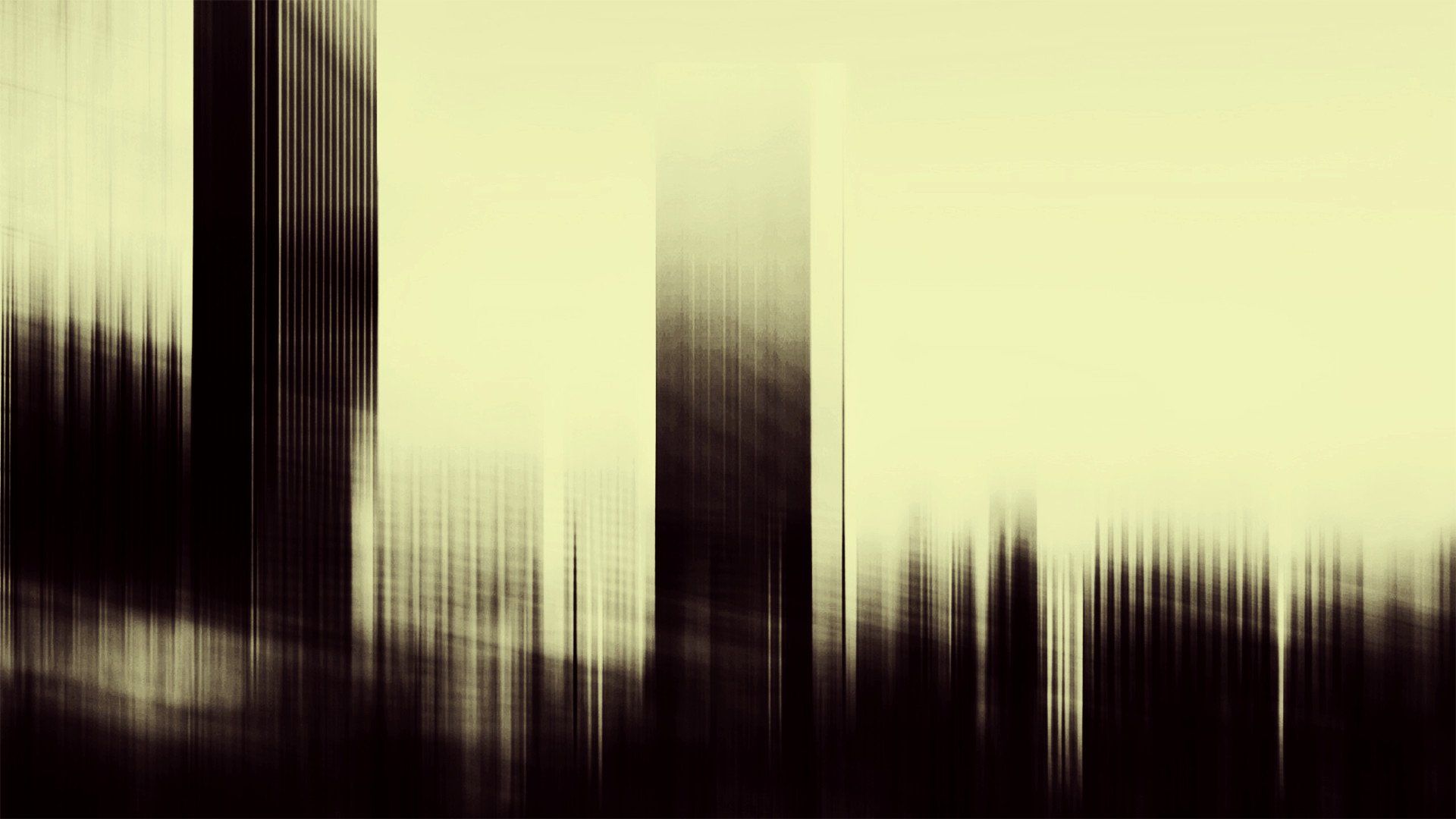 Night City Abstract Art Minimalist 4K