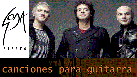 canciones de soda stereo para guitarra