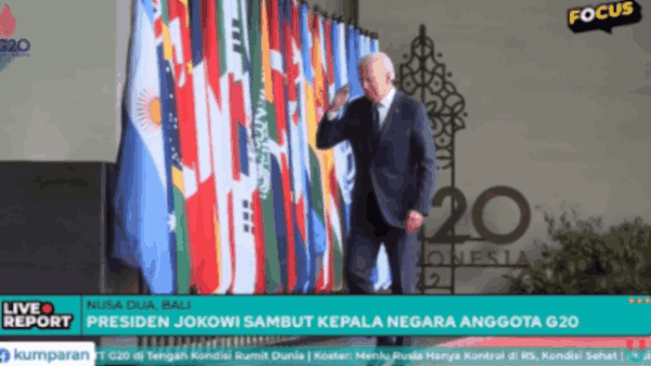 Hadiri KTT G20, Joe Biden Hormat Ke Presiden Jokowi