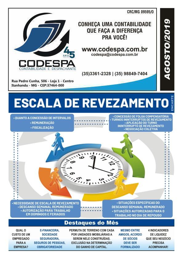  Informativo Codespa - 08/2019