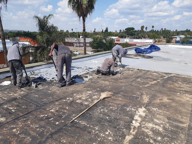 Removing old waterproofing