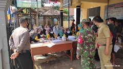  Babinsa Koramil Bojong Lakukan Pendampingan Vaksinasi Tahap I Pada Anak Usia 12 Tahun Ke Atas