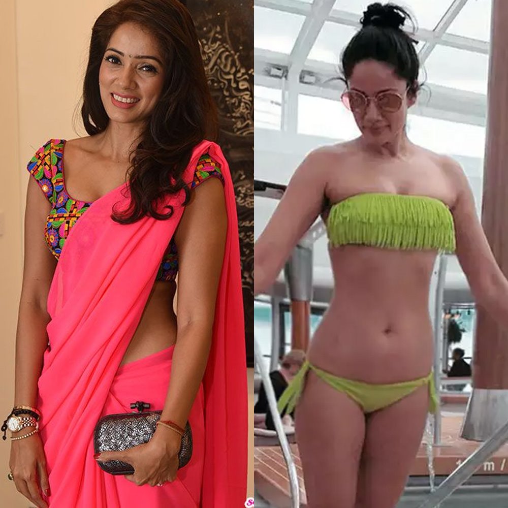 Vidya Malvade saree vs bikini indian actress