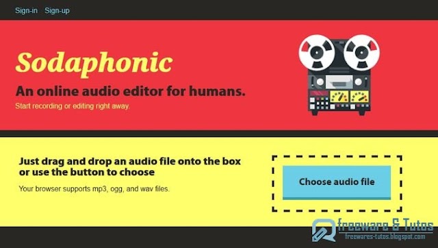 Sodaphonic : un outil en ligne pour éditer vos fichiers audio