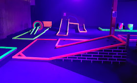 UV Crazy Golf at One Adventure in Droylsden