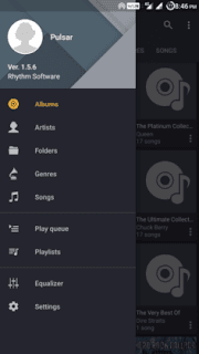 تطبيق Pulsar Music Player