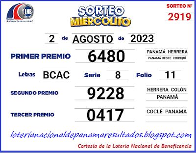 resultados-sorteo-miercoles-2-de-agosto-2023-loteria-nacional-de-panama-tablero-oficial