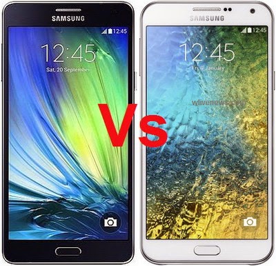 Perbedaan Samsung Galaxy E7 dan Samsung Galaxy A7