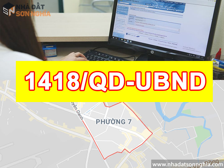 Quyết định số 1418/QĐ-UBND