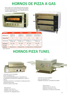 hornos pizzas gas, hornos tunel .