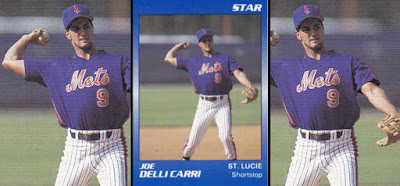 Joe Dellicarri 1990 St. Lucie Mets card
