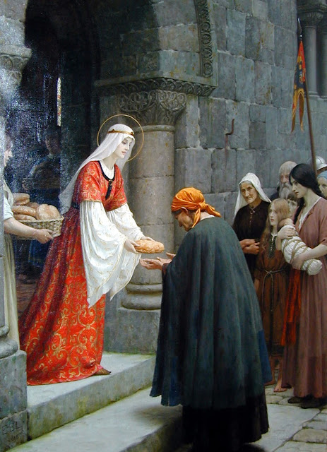 charity,Edmund Blair Leighton,saint