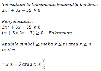 Add Math dan Anda !!: Ketaksamaan Kuadratik