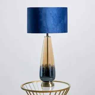 pagazzi Elena Metallic Blue Table Lamp