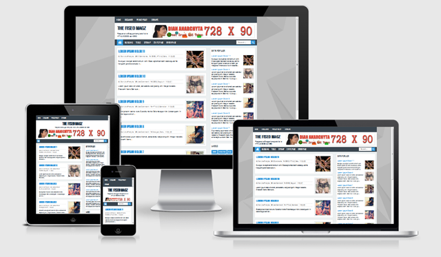 The Fiseo Magz Responsive Blogger Template