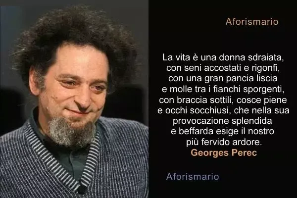 Foto di Georges Perec