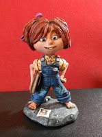 Ellie up sculture su commissione orme magiche modellini film animazione cartoni animati statuette sculture action figure personalizzate fatta a mano