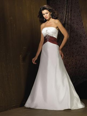 Allure Bridals wedding dresses, strapless dress