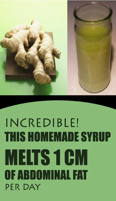 Incredible This Homemade Syrup Melts 1 cm of Abdominal Fat Per Day
