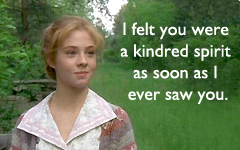 Anne of Green Gables - I felt you were a kindred spirit as soon as I ever saw you - Valentine card by World of Anne Shirley