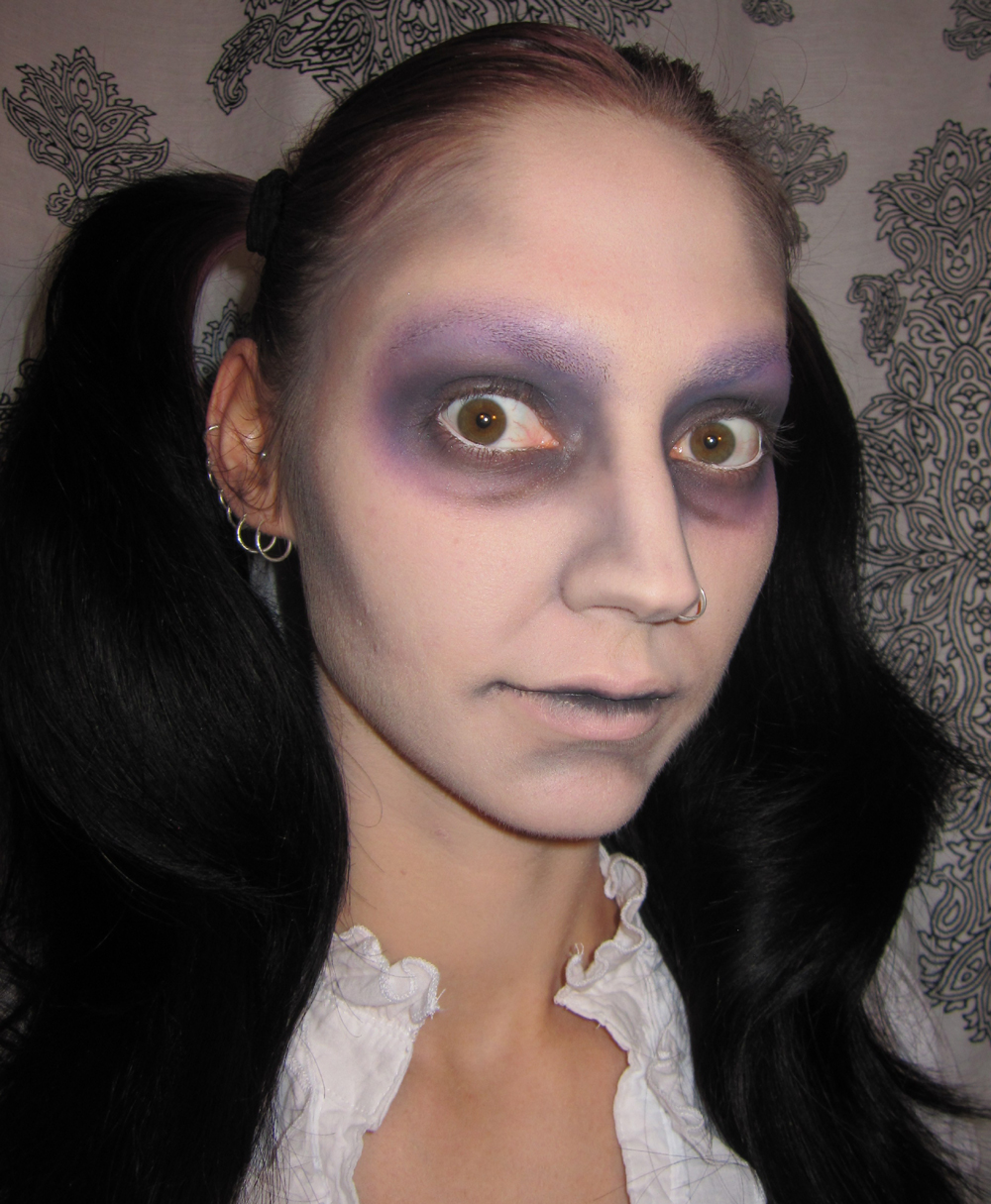 Glitter is my Crack Dead  Doll  Halloween  Costume Makeup  