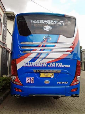 sewa bus pariwisata murah tanjung lesung