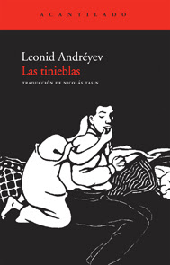 Portada del libro Las tinieblas, de Leonid Andréyev.