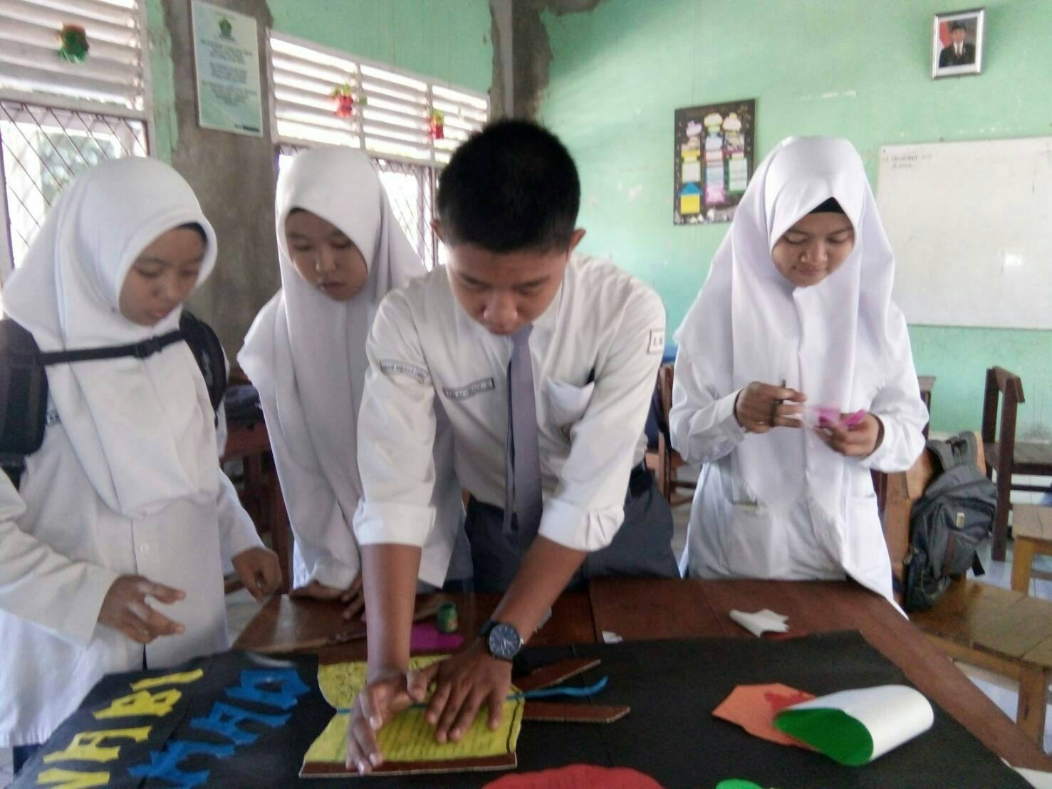 Man Muara Enim Dekorasi Kelas Dengan Kata Motivasi