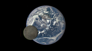 Earth and the far side of the Moon seen by DSCOVR Observatory