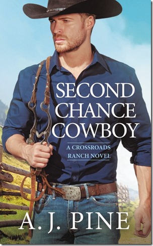 Spotlight: Second Chance Cowboy (Crossroads Ranch #1) by A. J. Pine | About That Story